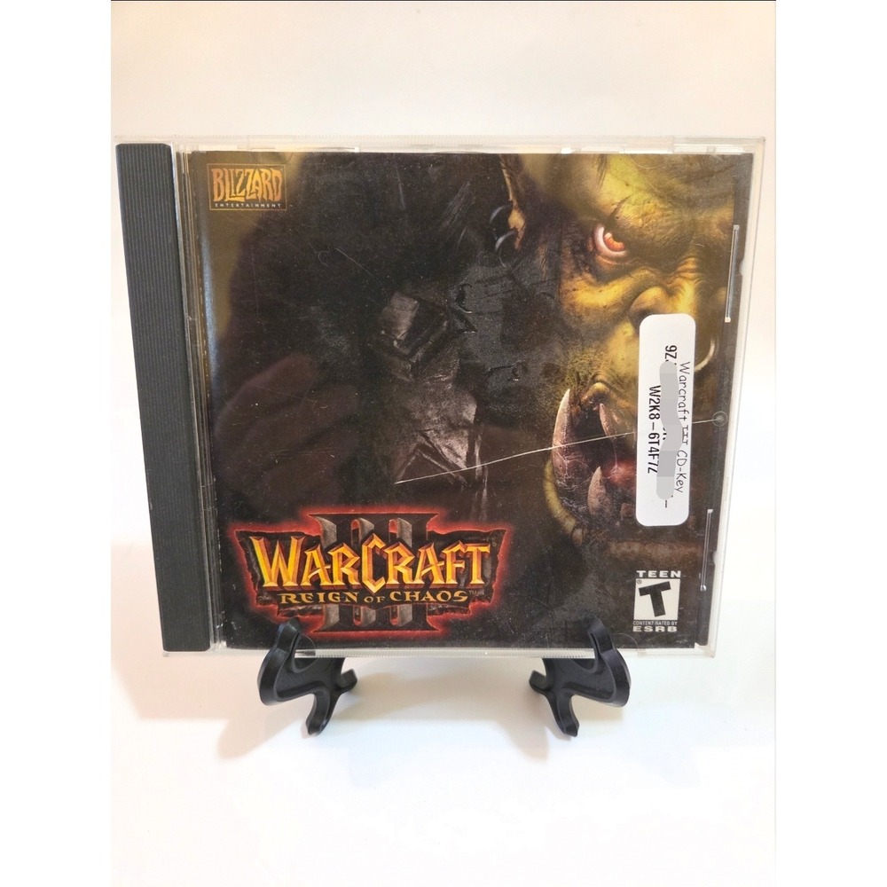 Warcraft III Reign of Chaos PC Mac 2002 Blizzard Entertainment RTS Game CD Key